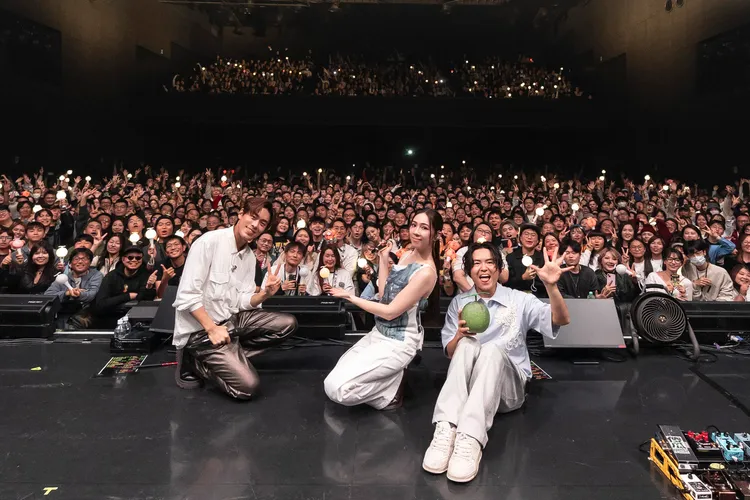 告五人日本2城市巡演，吸滿滿哈瓜同歡。相信音樂提供