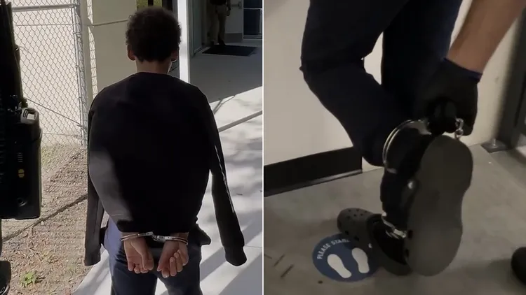 男童因为列出要袭击的对象，被警方逮捕后面临重罪指控。翻摄自脸书