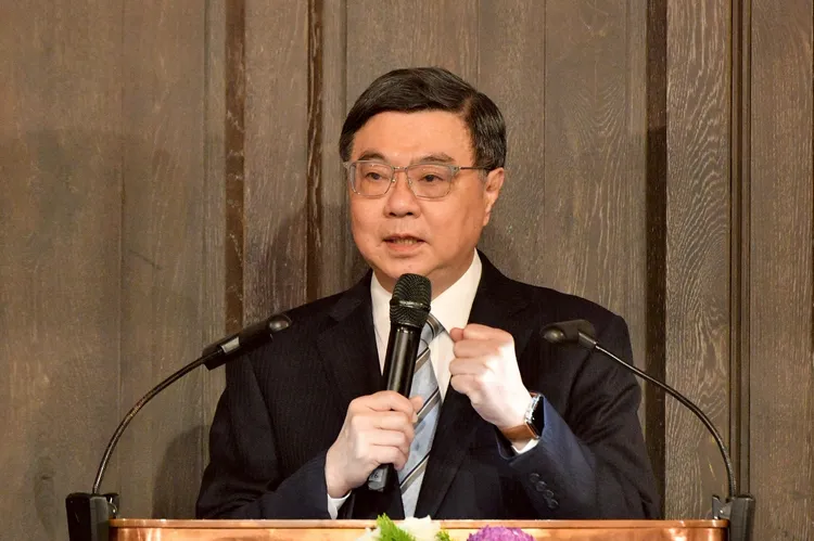 工商協進會今早在台北君品酒店5樓亮廳召開「工商早餐會」，行政院長卓榮泰率各部會首長共同與會。行政院提供