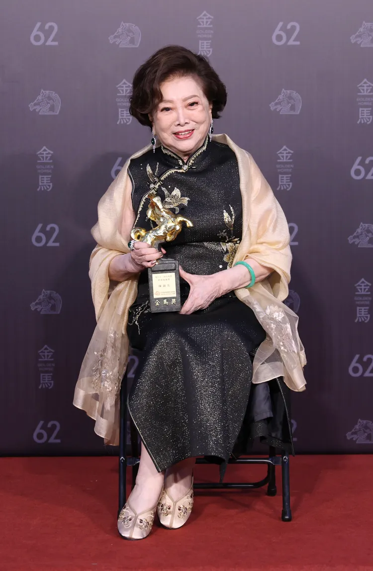 陳淑芳獲頒金馬獎終身成就獎。攝影中心攝