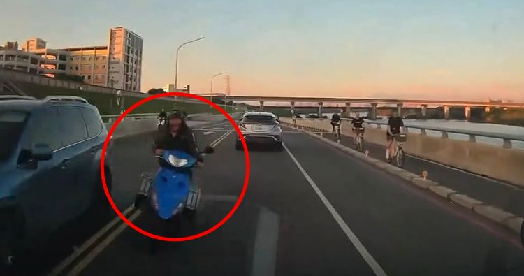 身障機車突逆向衝出撞男友新車 電臀女舞者看傻:當跑跑卡丁車在騎?