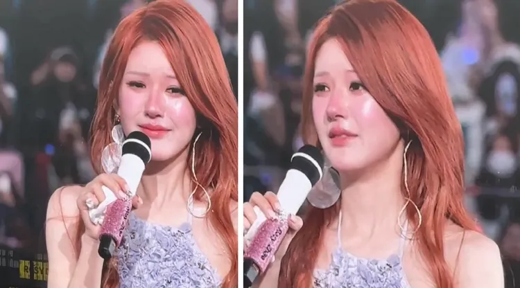 赵露思说到之前合约纠纷的心里挣扎，伤心落泪。翻摄搞到顶流明星了微博