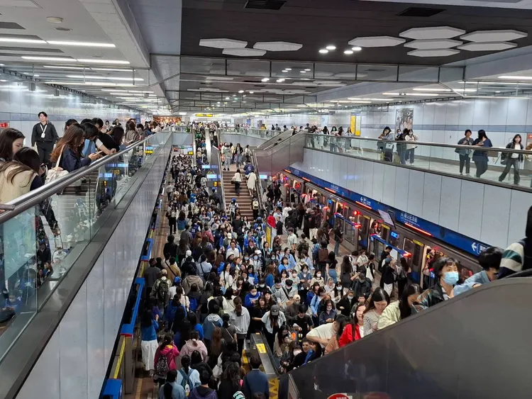 北捷將視演唱會散場人潮加開班次。台北捷運公司提供