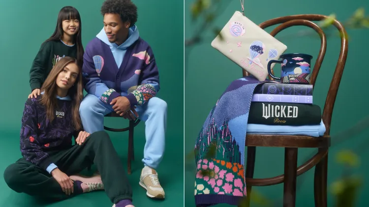 Roots与《魔法坏女巫2》推出联名系列。品牌提供