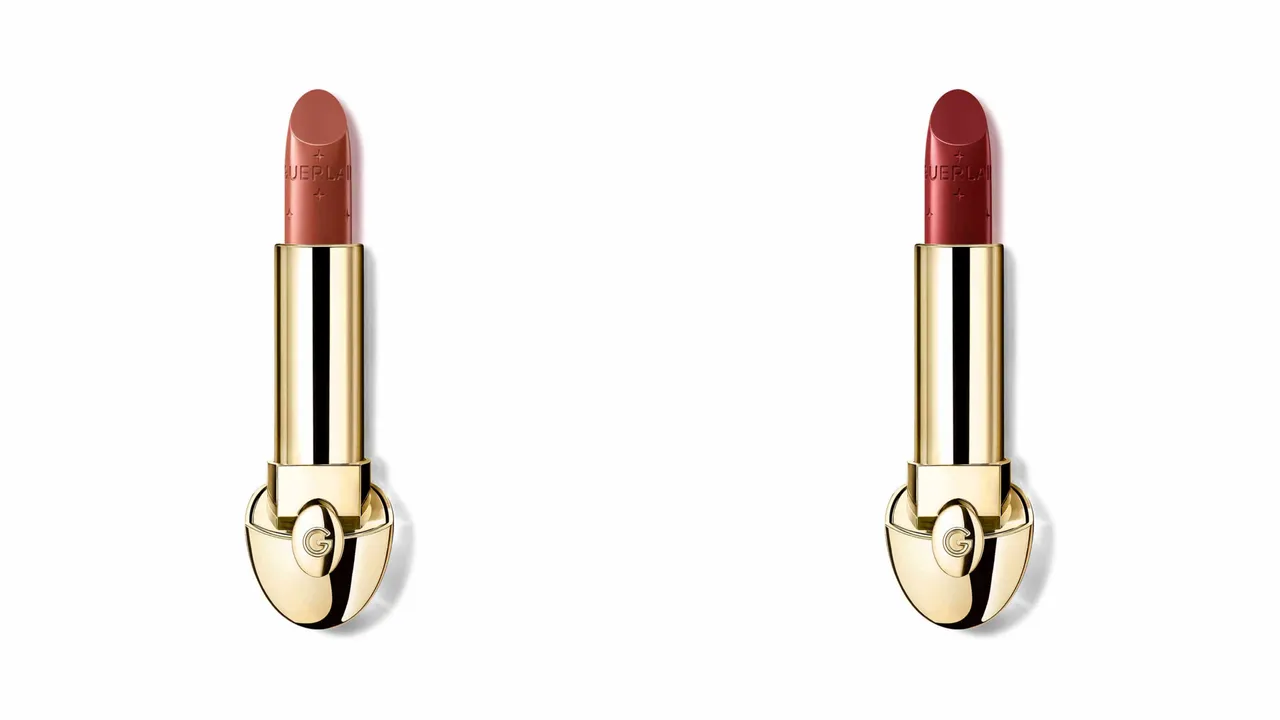 Rouge G红宝之吻星芒奇想限定版高订缎光唇膏#306、#877，各1400元。品牌提供