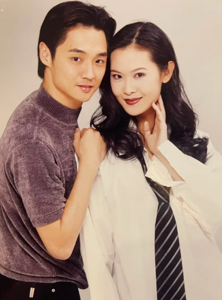 宋逸民（左）和陳維齡30年前合照曝光。藝起發光提供