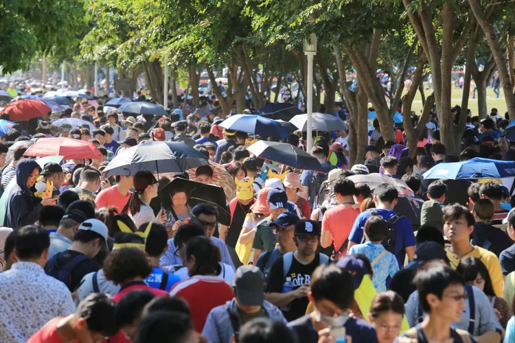 2018 Pokémon GO Safari Zone台南活動畫面資料照 / 臺南市政府觀光旅遊局提供