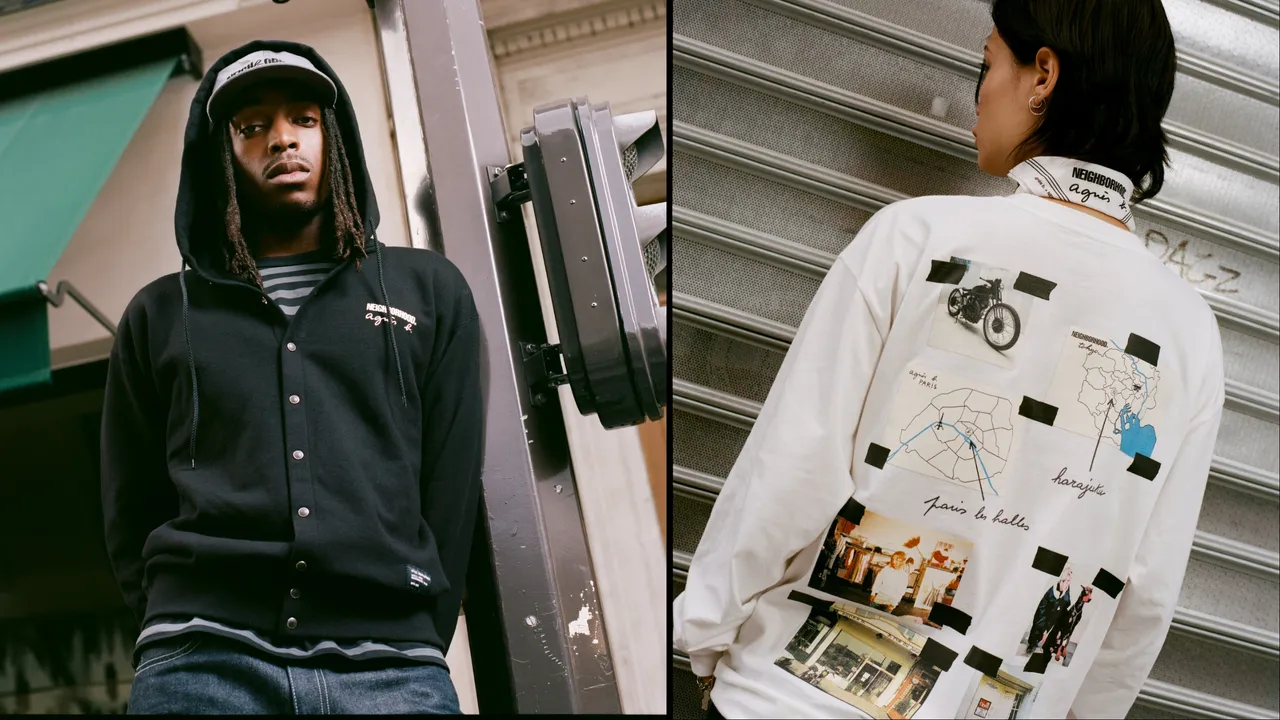 agnès b.與NEIGHBORHOOD展開全新聯名。品牌提供