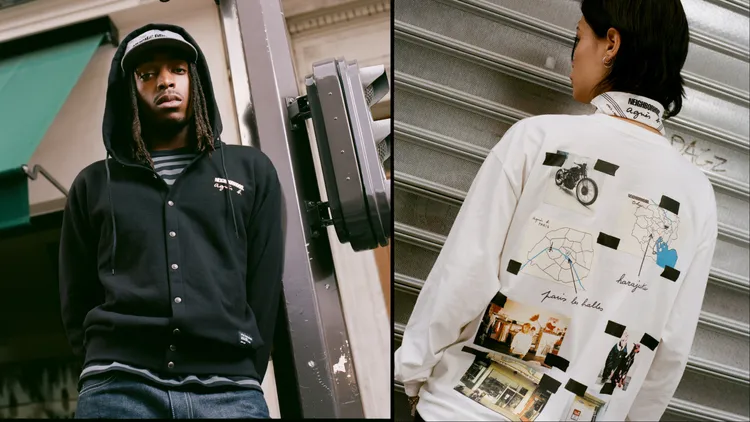 agnès b.与NEIGHBORHOOD展开全新联名。品牌提供