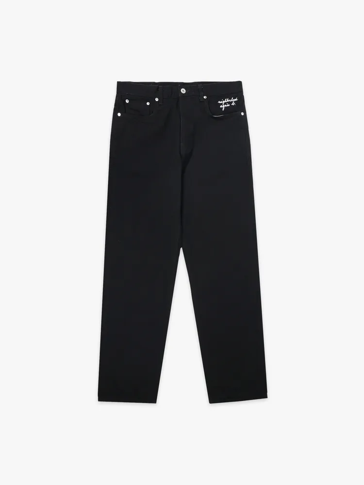 agnès b. x NEIGHBORHOOD直筒褲，1萬1200元。品牌提供