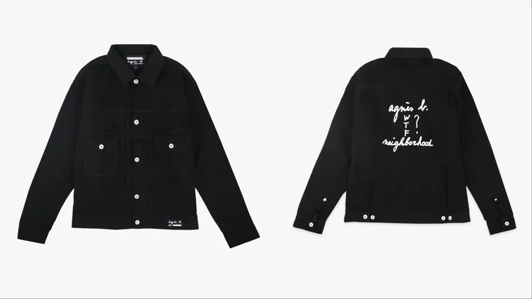 agnès b. x NEIGHBORHOOD TYPE-2 夾克，1萬2780元。品牌提供