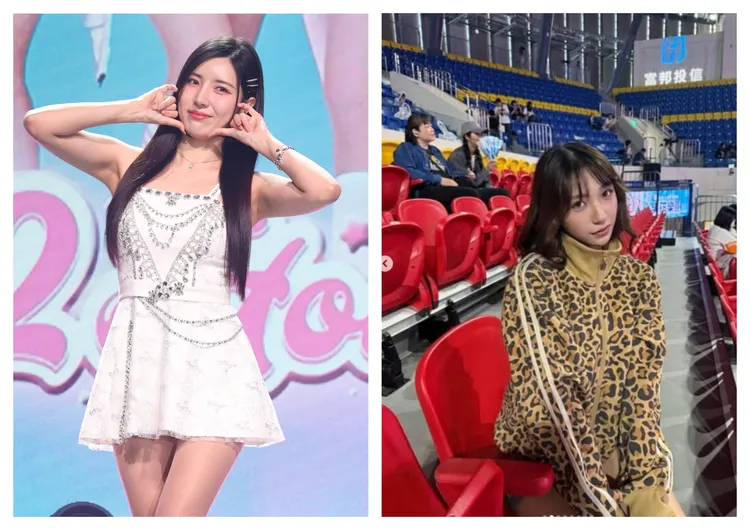 南珉贞和「豹纹正妹」尬舞。  资照、翻摄i.am_heeming IG