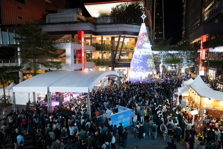 台北欧洲冬季嘉年华2025年规模再创新高，活动横跨香堤大道广场与信义威秀前广场，在4天活动期间带来一系列现场演出与文化体验。业者提供