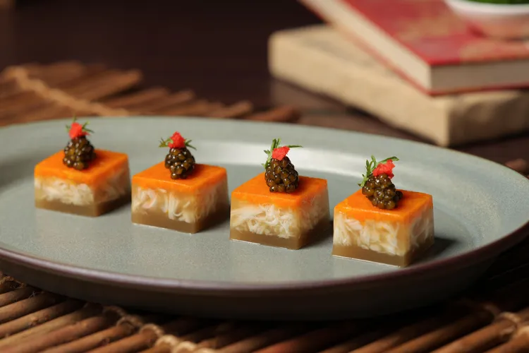 魚子蟹膏凍。業者提供