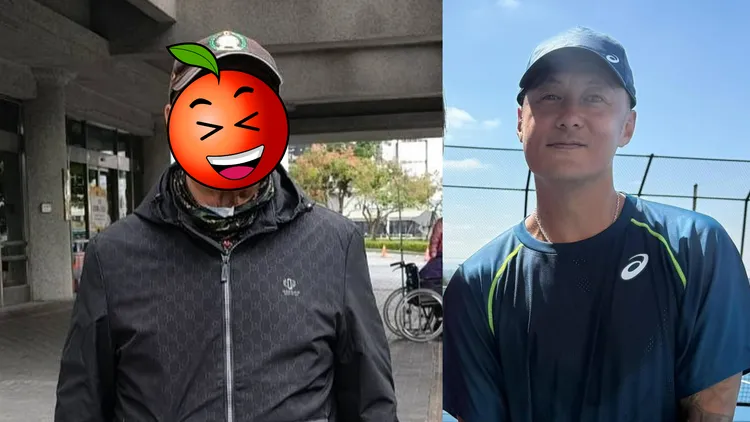 花蓮大馬村王村長出院照撞臉男神余文樂。左《@chiefwang_guangfu》Threads、右《@lok666》IG