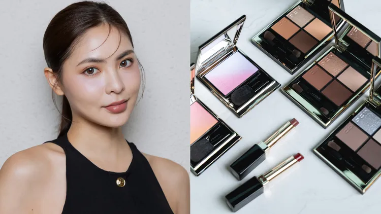 SUQQU带来两大限定系列，为岁末妆容注入一抹光的诗意。品牌提供