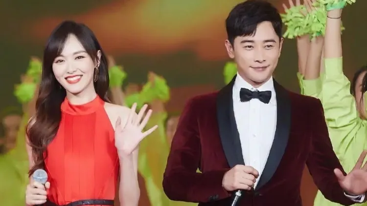 唐嫣（左）和罗晋结婚7年，婚姻状况令外界好奇。翻摄微博