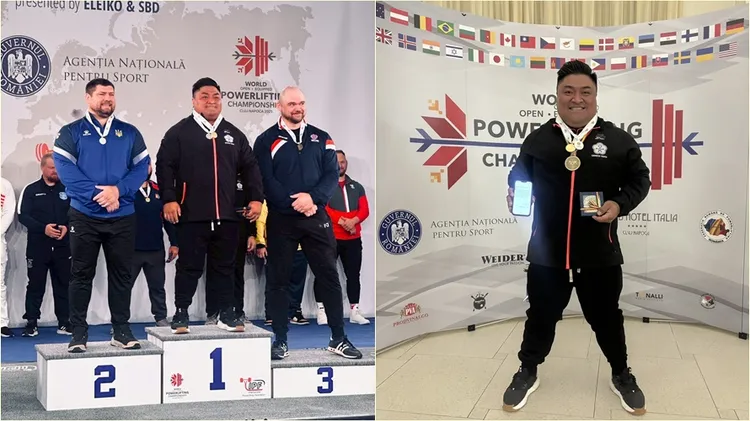 杨森选手荣获男子组120公斤级卧举项目金牌。运动部提供