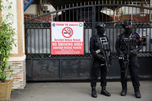 印尼雅加达校园清真寺爆炸　54人受伤警封锁现场