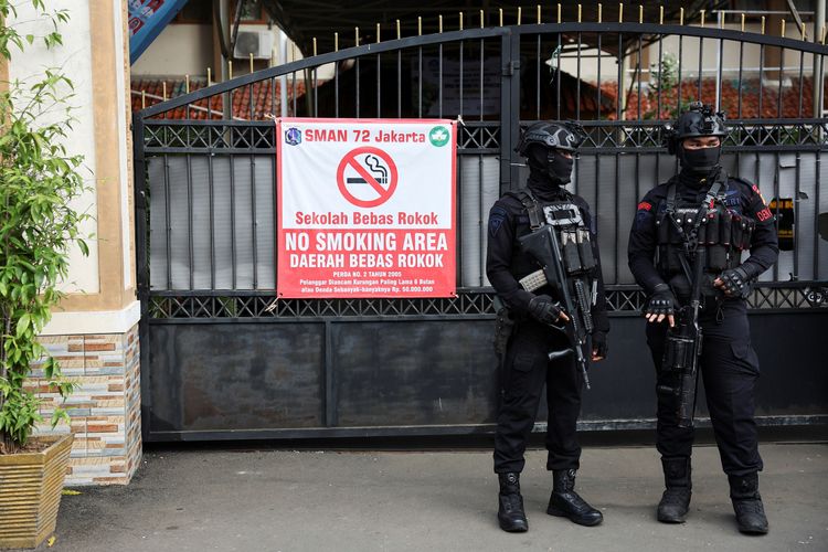 印尼雅加達校園清真寺爆炸　54人受傷警封鎖現場