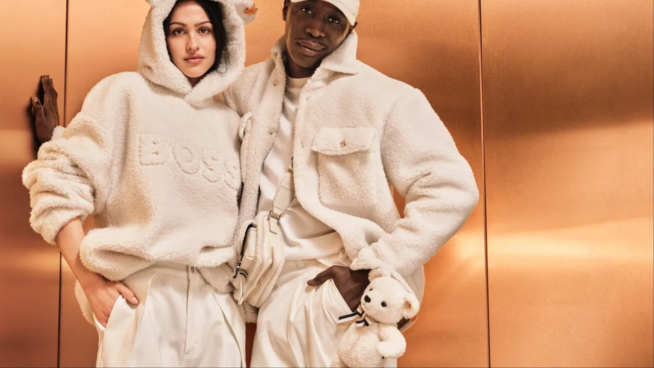 BOSS攜手德國泰迪熊品牌Steiff推出節日系列。品牌提供