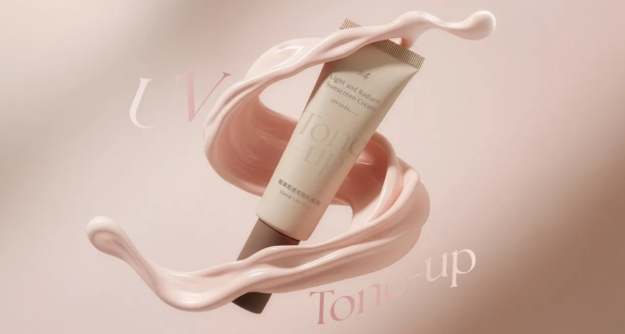 簡單亮顏潤色防曬霜，1120元。品牌提供