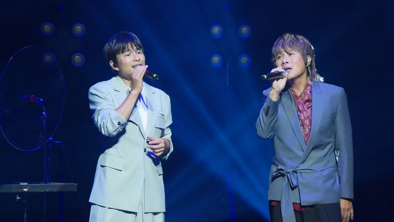 王仁甫（右）自豪是孙协志的压轴嘉宾。索尼音乐提供