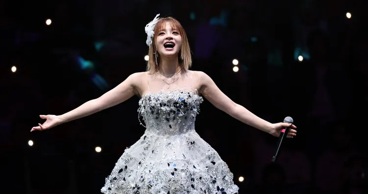 日籍歌手美依禮芽表態「我永遠支持一個中國」。翻攝美依禮芽微博