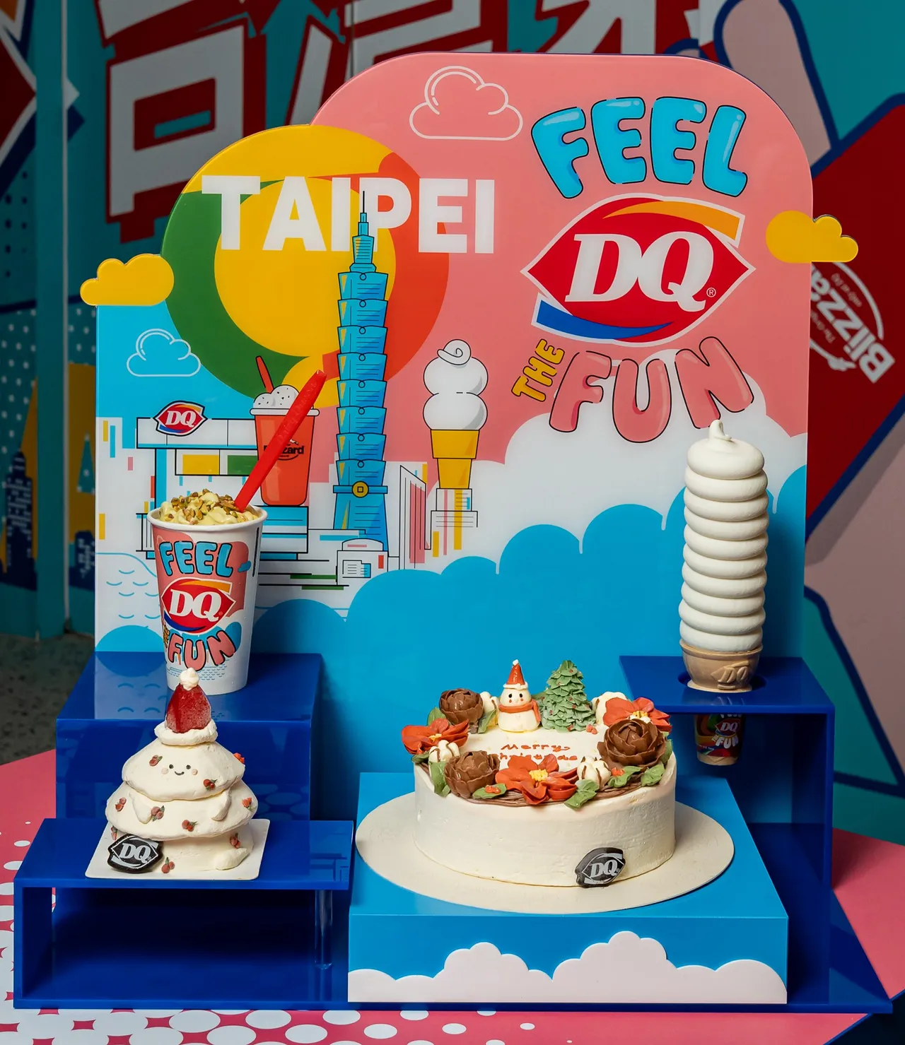 暴风雪系列标准杯使用缤纷101限定包装。业者提供