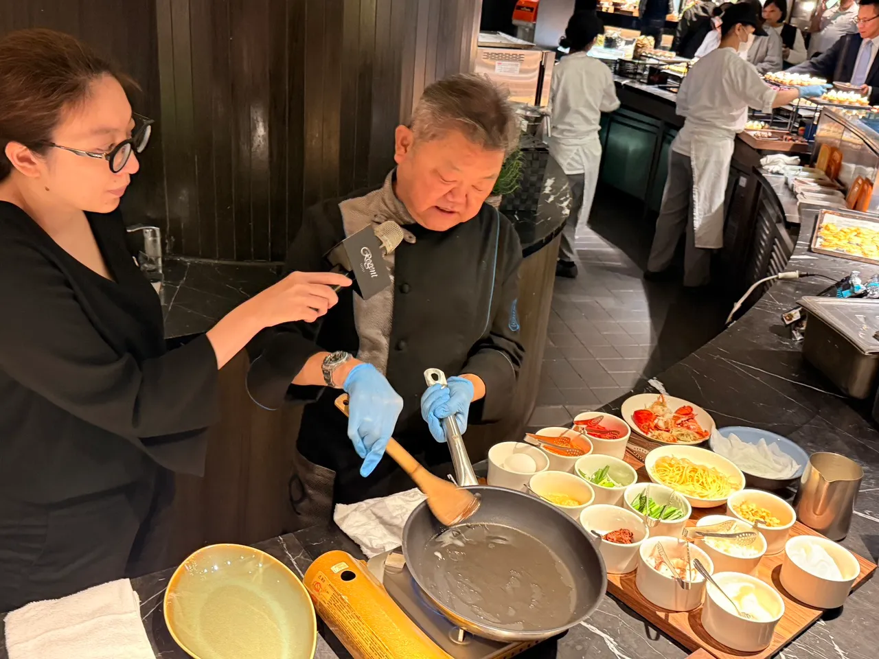 有新加坡法餐之父称号的主厨郭文秀。陈扬盛摄