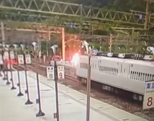 宜蘭東澳車站工人誤觸2萬5千伏高壓電　全身灼傷緊急送醫