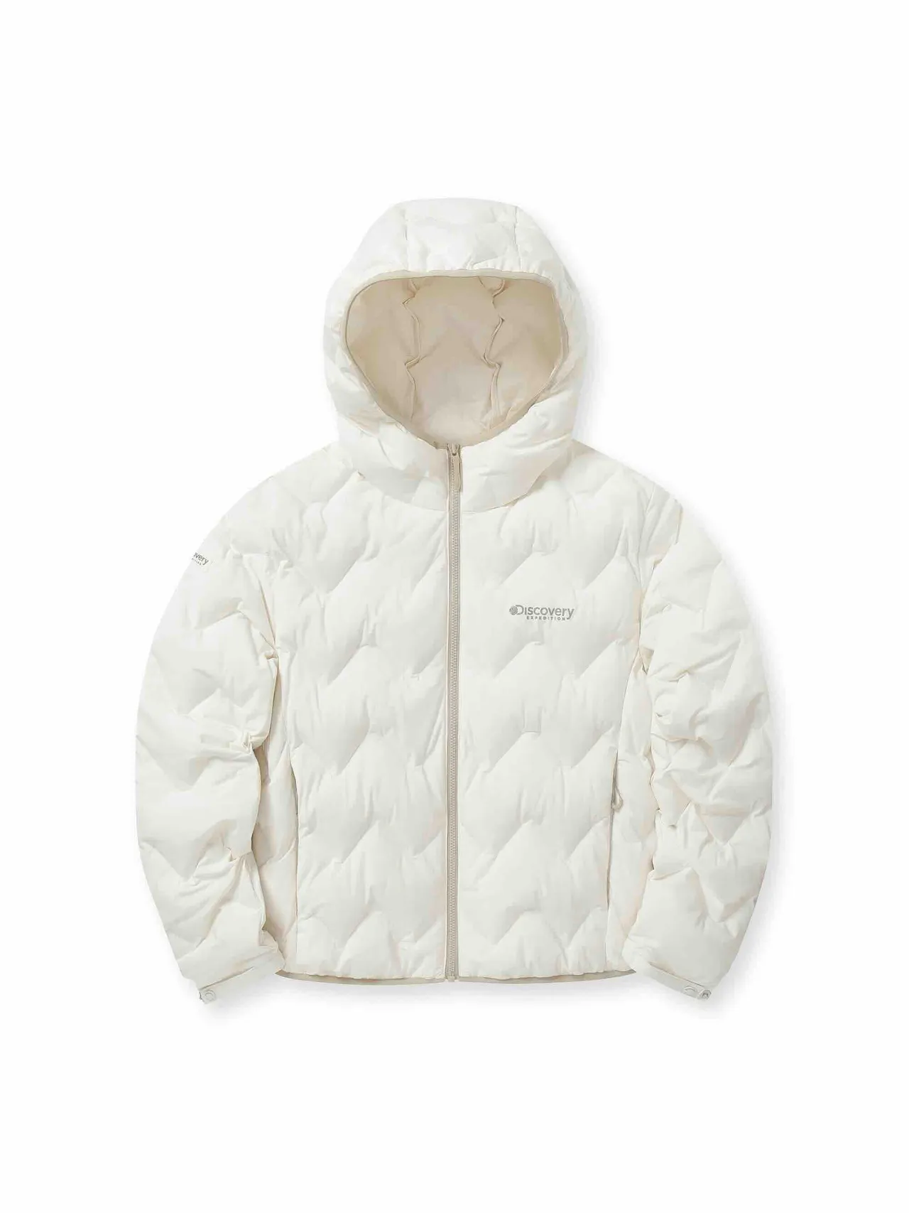 Discovery Expedition TIBERN TUBE女版连帽鹅绒轻羽绒，8390元。品牌提供