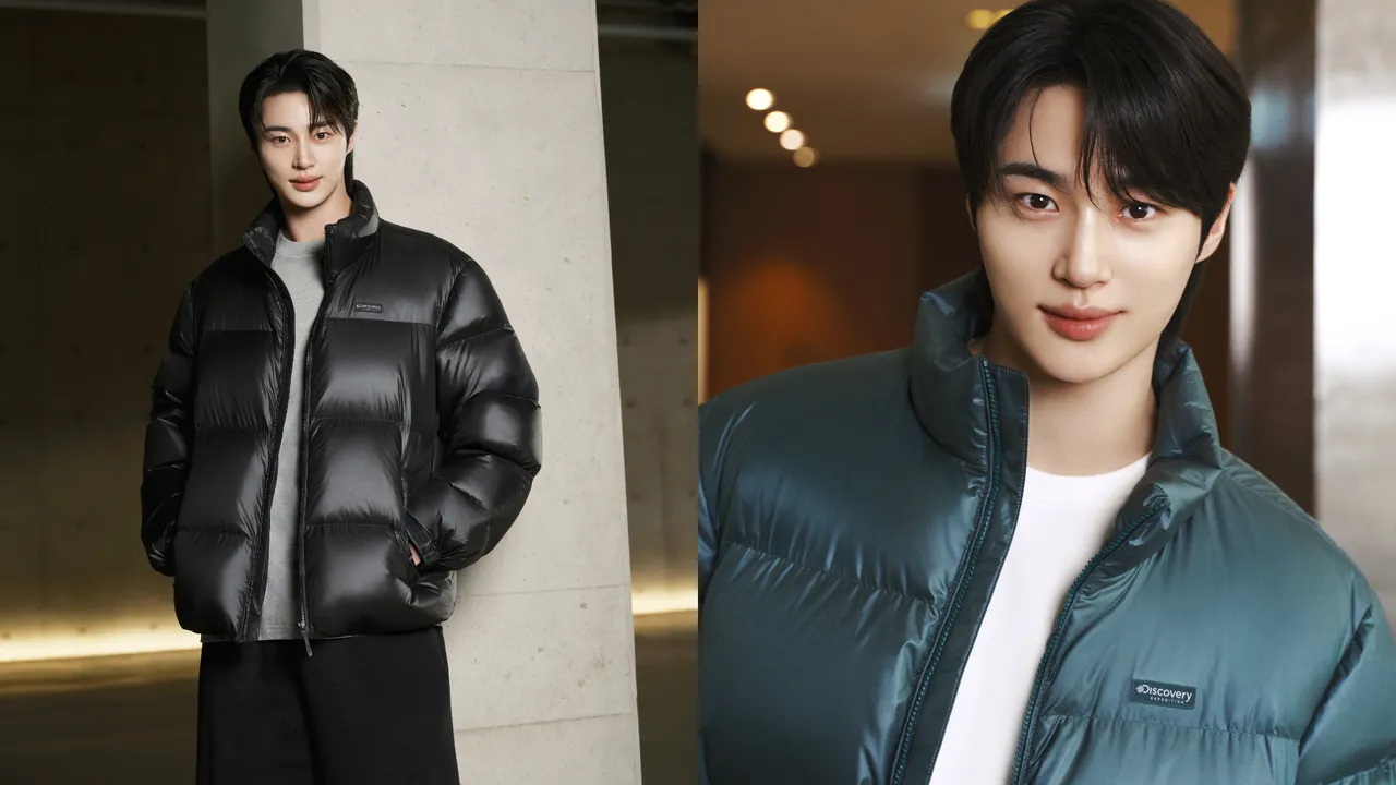 Discovery Expedition全球品牌代言人边佑锡演绎秋冬新装。品牌提供