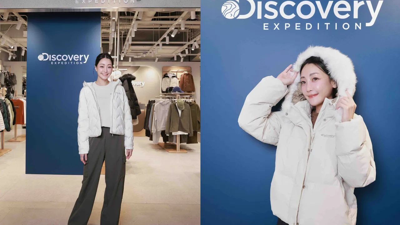 謝欣穎搶先演繹Discovery秋冬系列。品牌提供