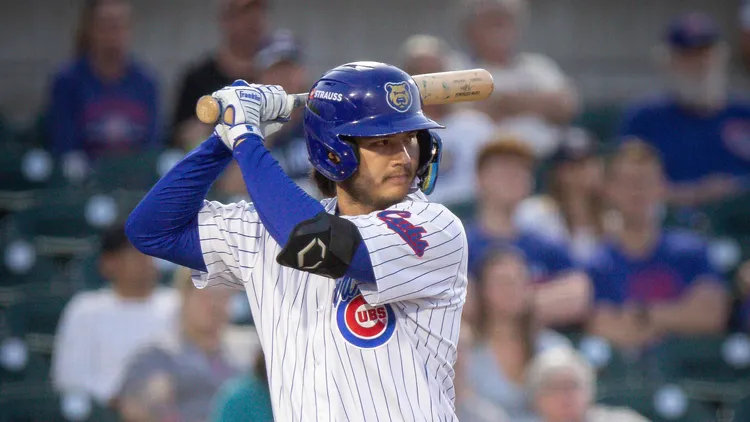 「龙仔」是小熊大物。  翻摄Iowa Cubs FB