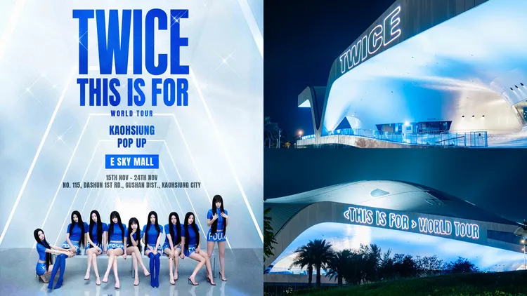 TWICE首度来台，11月22、23日将站上世运主场馆开唱，也是周子瑜（左二）首度回家演出。Live Nation Taiwan提供
