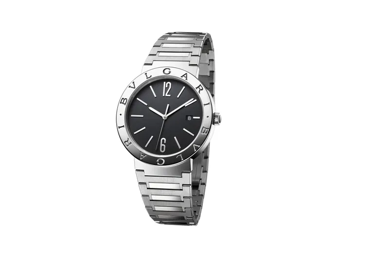 BVLGARI BVLGARI系列精鋼黑面腕錶。品牌提供