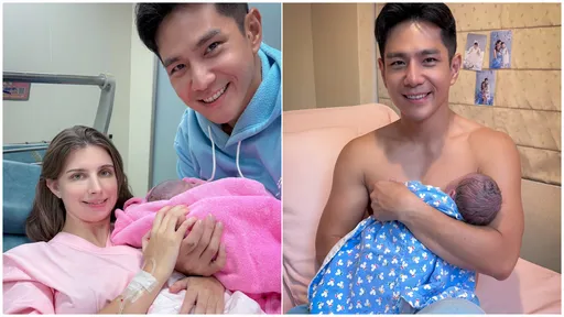 佳娜誕下第二胎！祖雄赤裸上身抱兒子：一家四口新旅程