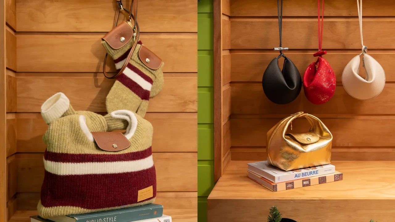 Longchamp 2026春季系列推出毛帽、帽衣、幸运饼乾造型的包袋。品牌提供