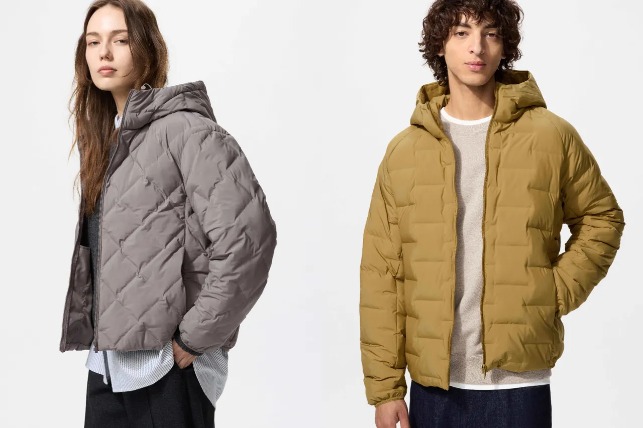 UNIQLO PUFFTECH輕暖科技連帽外套，各1990元。品牌提供