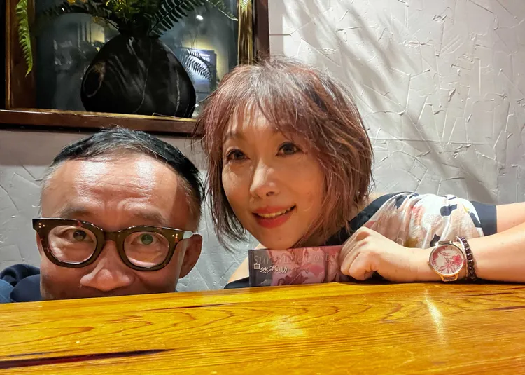 阮丹青（右）日前開唱，好友許常德特別到場力挺。羅藝 x 阮丹青工作室提供