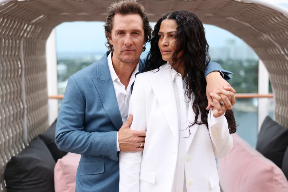马修·麦康纳 （Matthew McConaughey）与卡蜜拉·艾尔维斯（Camila Alves McConaughey）。业者提供