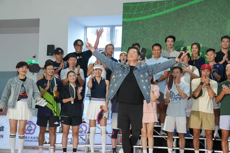 曾國城巧妙逃避襲胸話題。優質生命協會提供