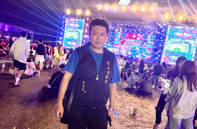 宾宾哥今天因在校园未经同意就直播，引发争议。翻摄宾宾哥脸书