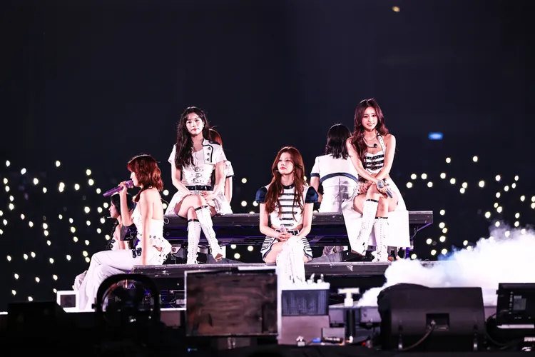 TWICE上周末在世运举行2场演唱会，吸引数万人挤爆高雄。Live Nation Taiwan提供