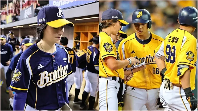 中信兄弟打击教练莎菈发长文,被质疑是告别文。翻摄自沙菈IG