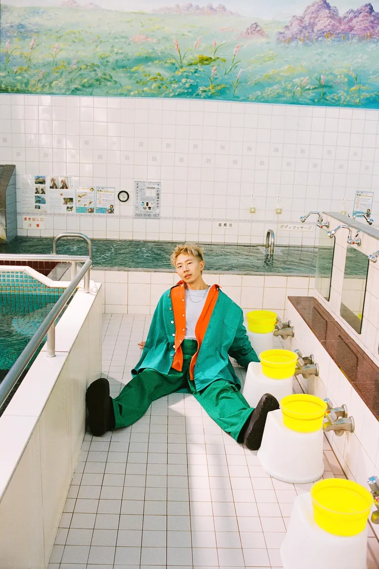 鄭興東京拍攝，包場大黑湯。好的秋工作室提供