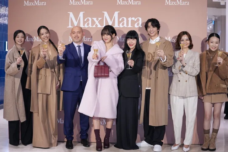 Max Mara舉行微風南山門市煥新開幕記者會。彭欣偉攝