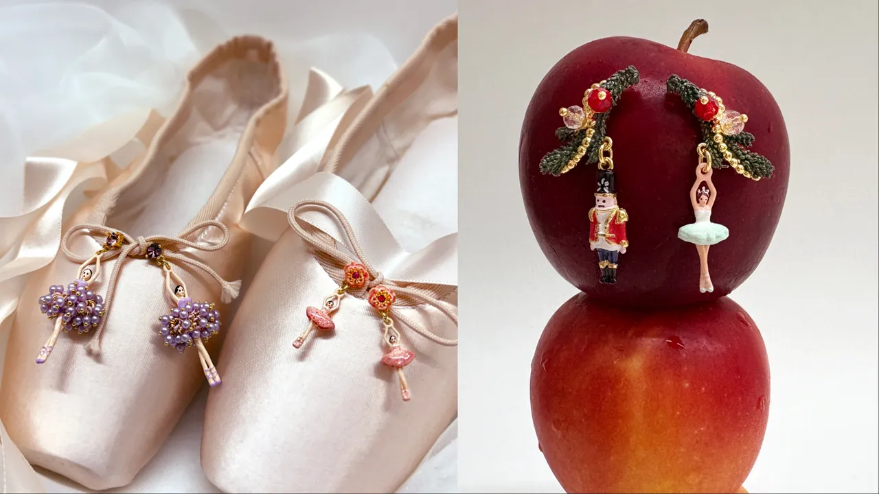 Les Néréides高人氣的芭蕾舞伶系列推出新設計。品牌提供