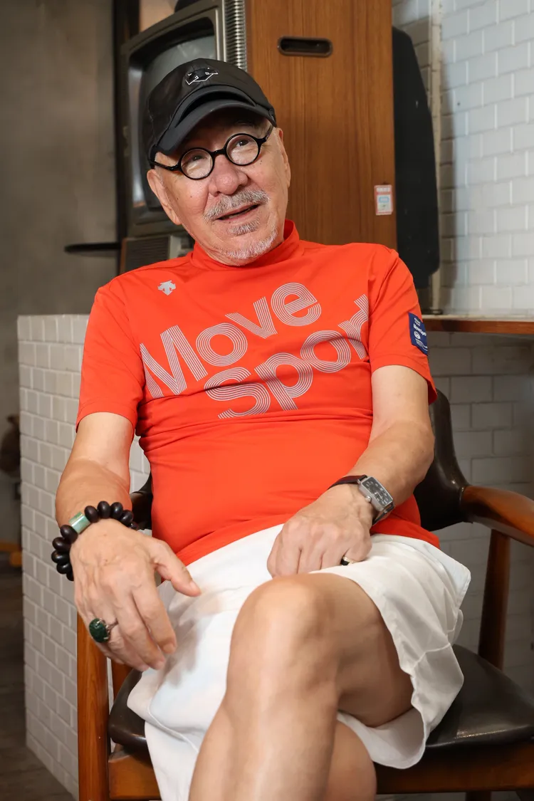 孫情為了讓丹田隨時元氣滿滿，每天飲用自己泡的人參枸杞當歸茶調養身體。莊宗達攝